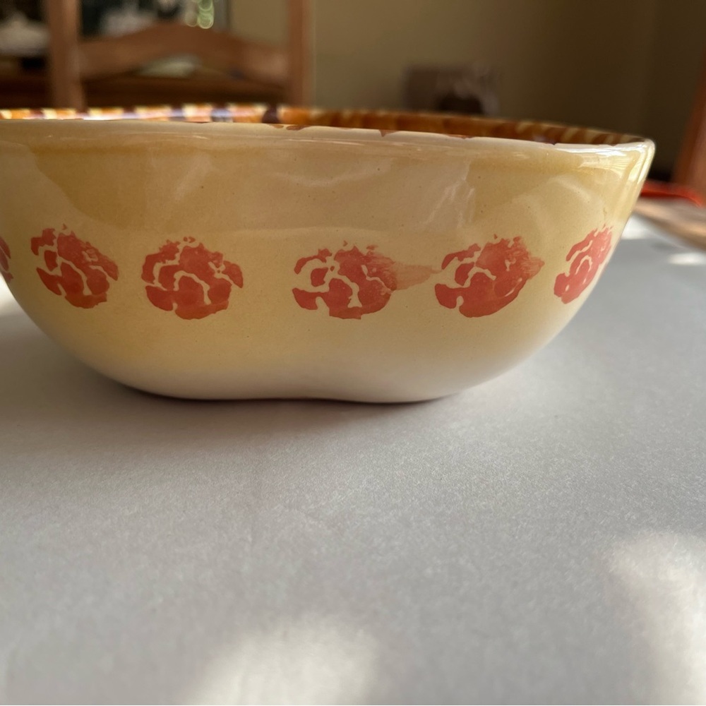 Italica ARS Hand painted Italian made heart accent dish EUC - Picture 4 of 13